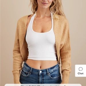 American eagle cropped shrug cardigan